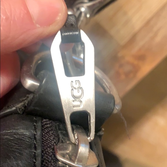 💮UGG black leather laptop bag💮 - Picture 5 of 11